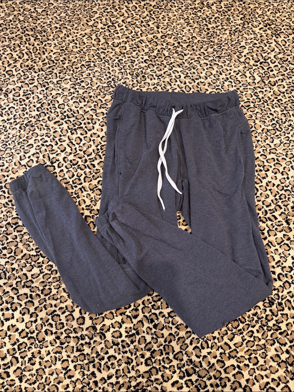 Lululemon Charcoal Jogger Pants with Drawstring